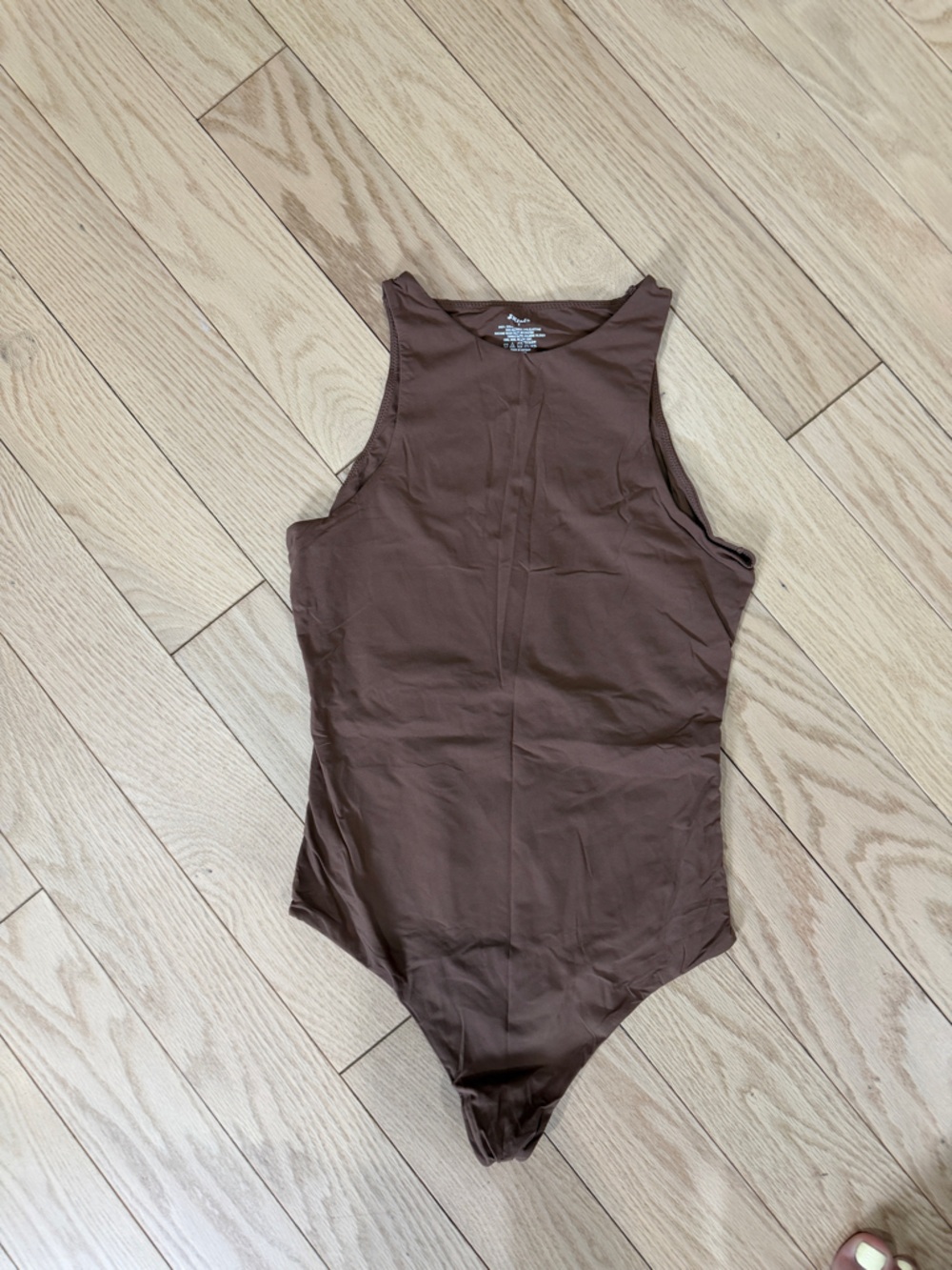 SKIMS Chocolate Brown Scoop Neck Tank